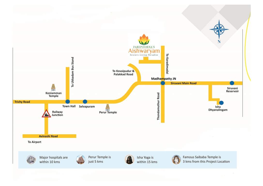  aishwaryam phase 2 Location Plan