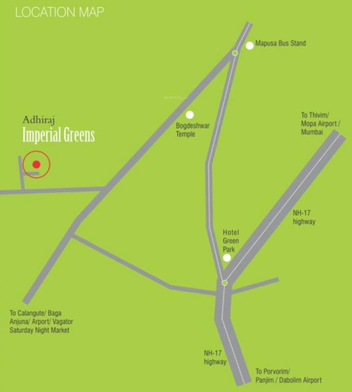 Images for Location Plan of P N Adhiraj Imperial Greens