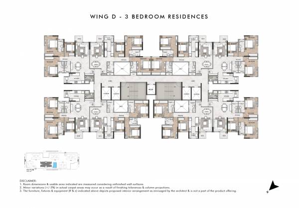  seasons-wing-d Phase D1 Cluster Plan