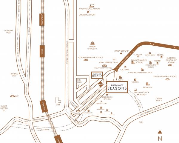 Images for Location Plan of Rustomjee Seasons Wing D