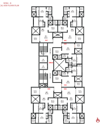  infinity-pride B Wing Cluster Plan