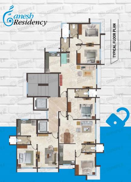  ganesh-residency Ganesh Residency Cluster Plan