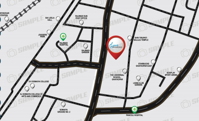  ganesh residency Location Plan