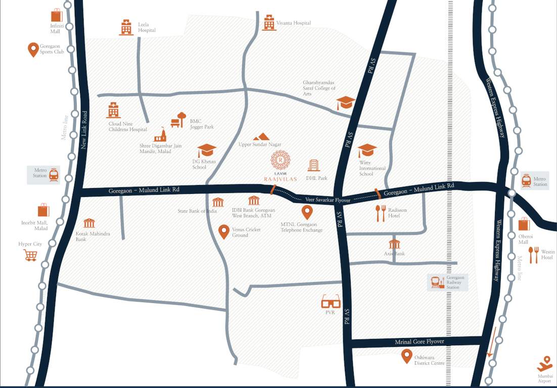  shree vasari hill sale building Location Plan