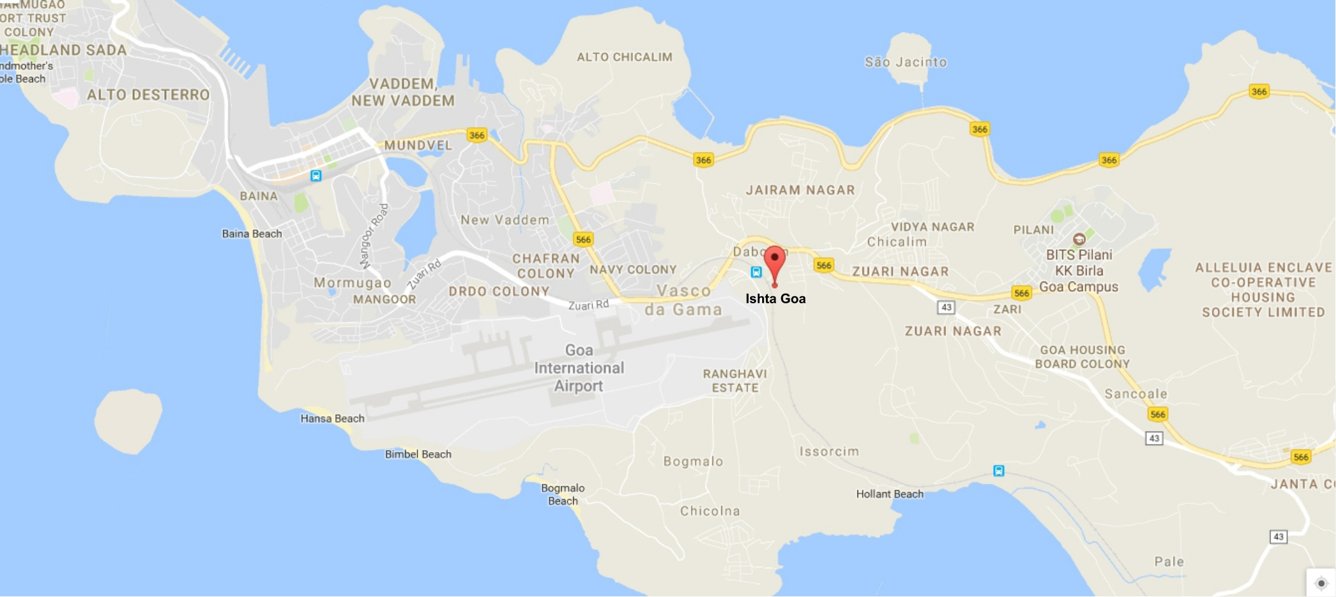  ishta goa phase i building b Location Plan