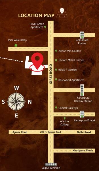  krishna-kunj Location Plan
