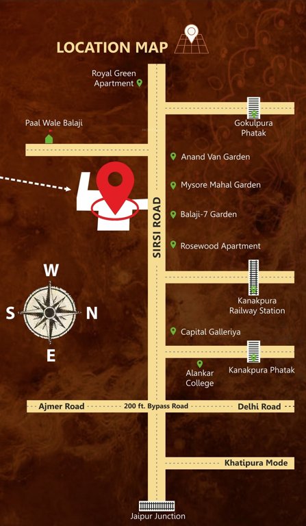  krishna kunj Location Plan