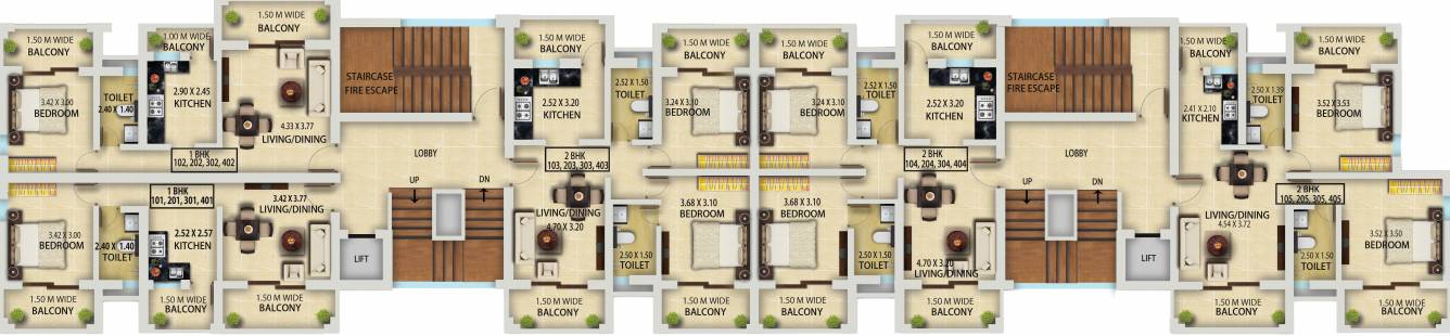 Images for Cluster Plan of R Square Green Oasis
