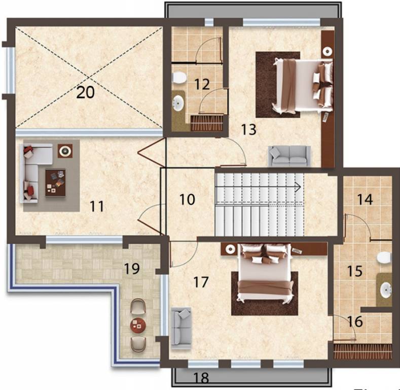 Images for Cluster Plan of Glimpse Villas