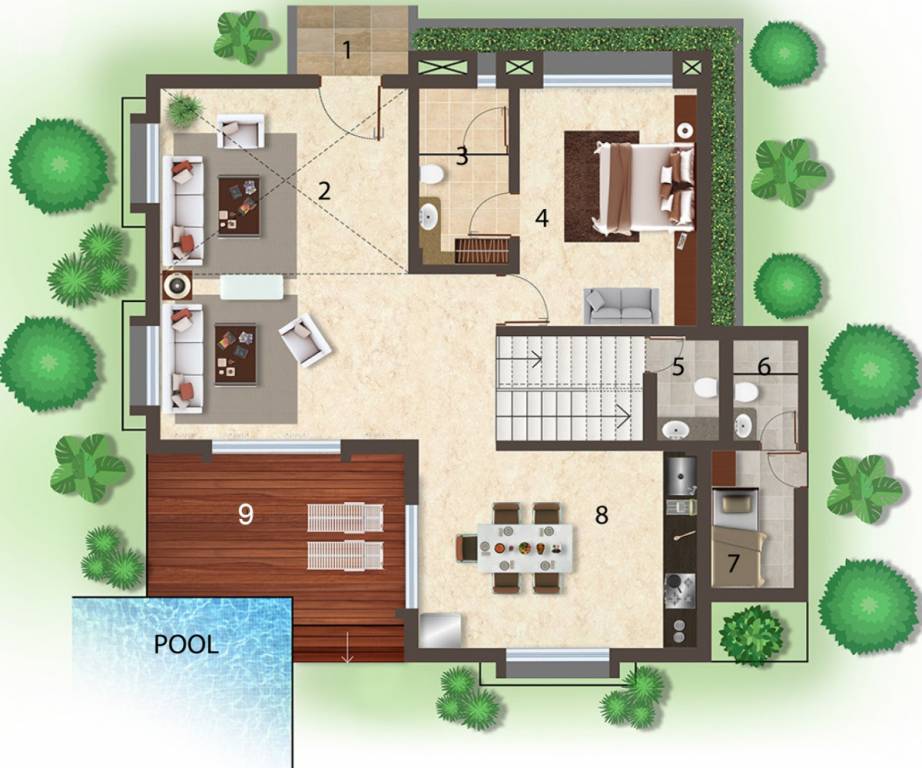 Images for Cluster Plan of Glimpse Villas