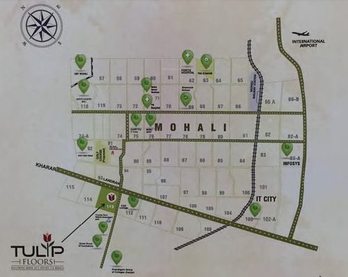 Images for Location Plan of Hanumant Tulip Floors