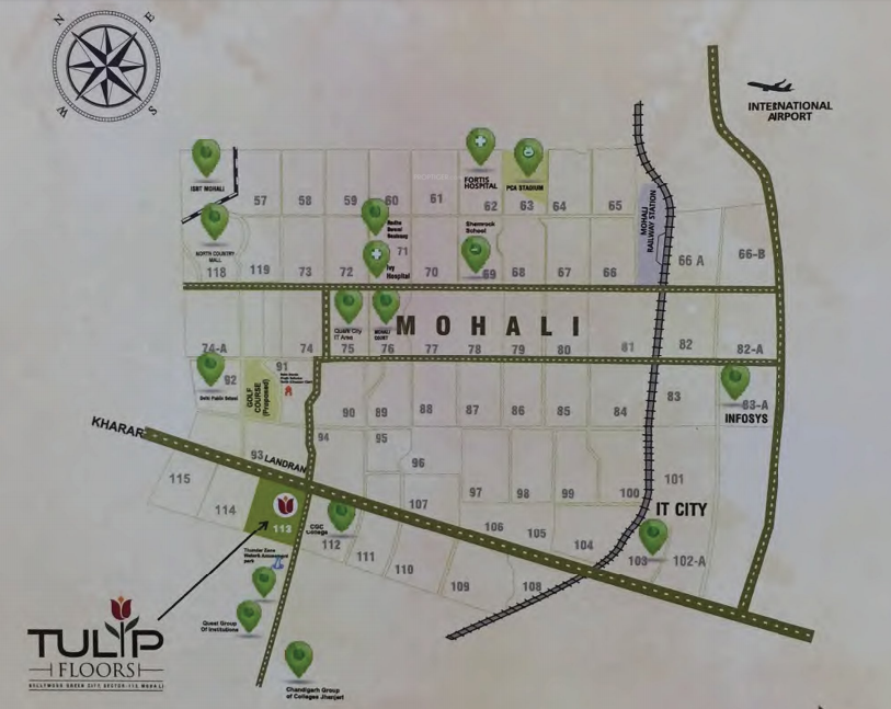 Images for Location Plan of Hanumant Tulip Floors