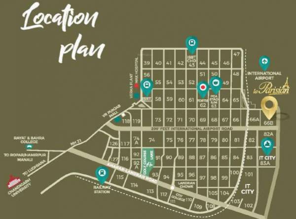 Location Plan la-parisian Location Plan