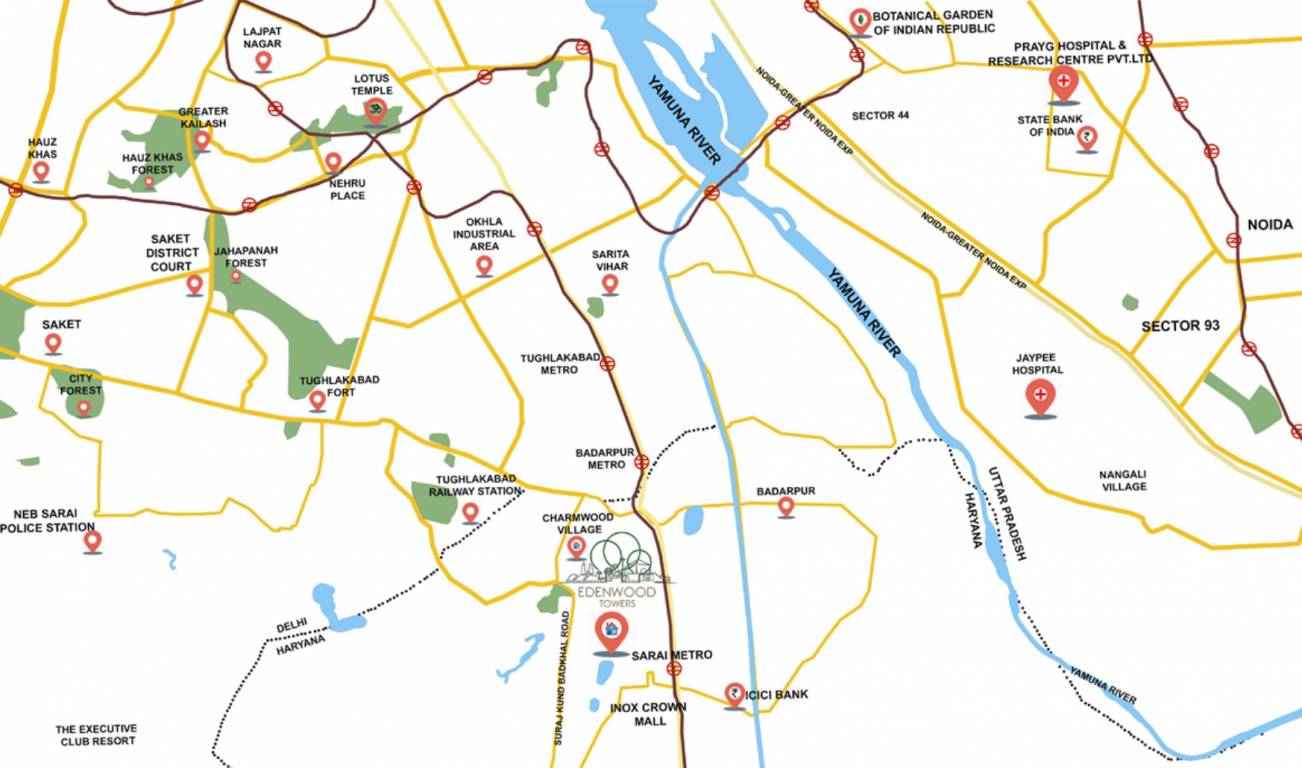 edenwood towers Location Plan