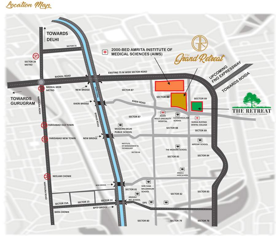  the grand retreat Location Plan