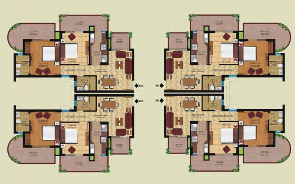 royal-heritage Cluster Plan