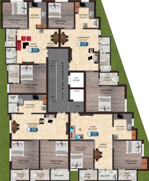 Images for Cluster Plan of The Nest Nest Fame