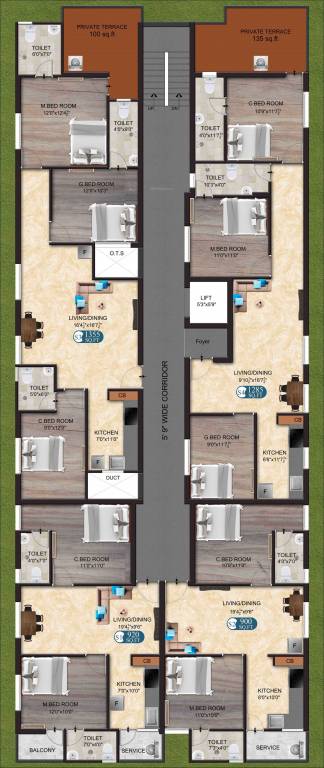 Images for Cluster Plan of The Nest Nest Heritage