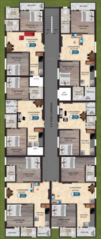 Images for Cluster Plan of The Nest Nest Heritage