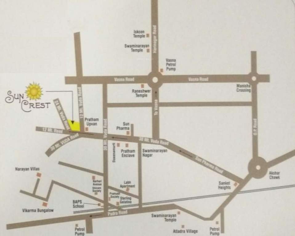  sun crest Location Plan