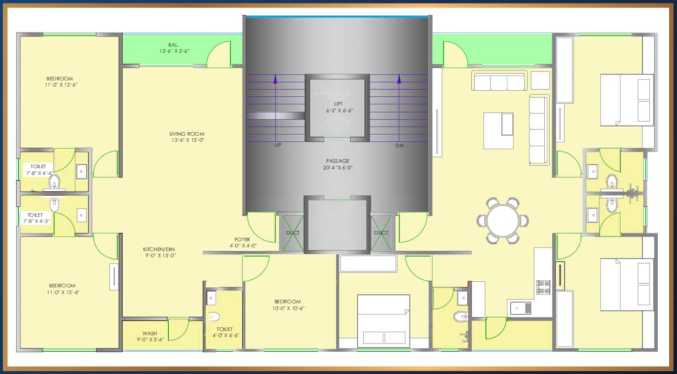  green leaf exotica Cluster Plan