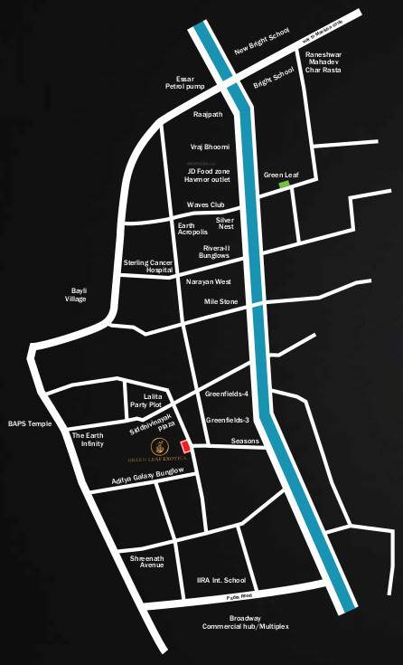  green leaf exotica Location Plan