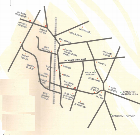  sanskruti-prime Location Plan