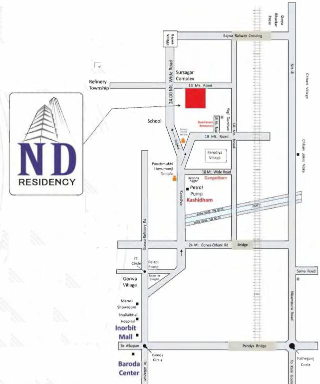  nd residency Location Plan