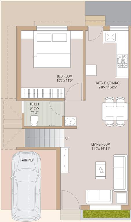  auro vista ii Type  C Ground Floor
