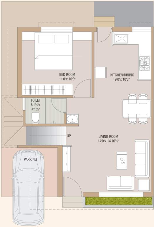  auro vista ii Type  B Ground Floor