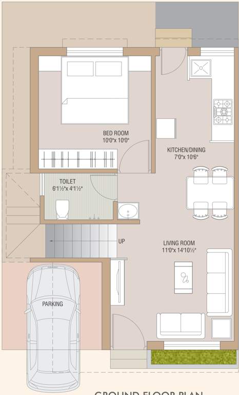  auro vista ii Type  D Ground Floor