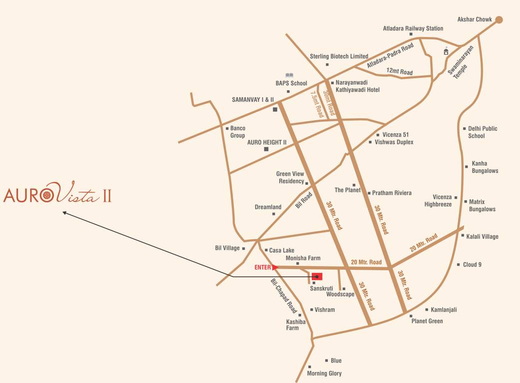  auro vista ii Location Plan