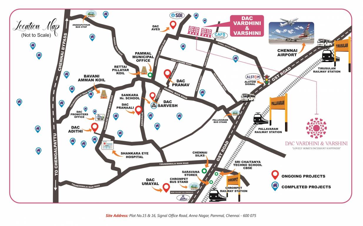  vardhini and varshini Location Plan