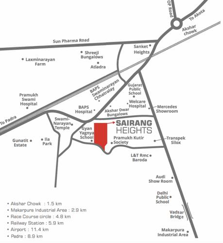  sairang-heights-c-tower Location Plan