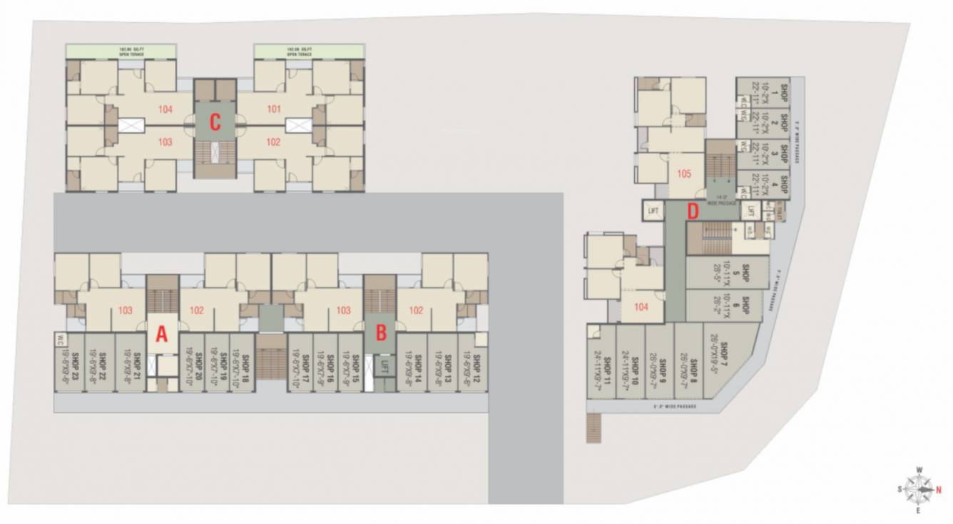  auro prime Layout Plan