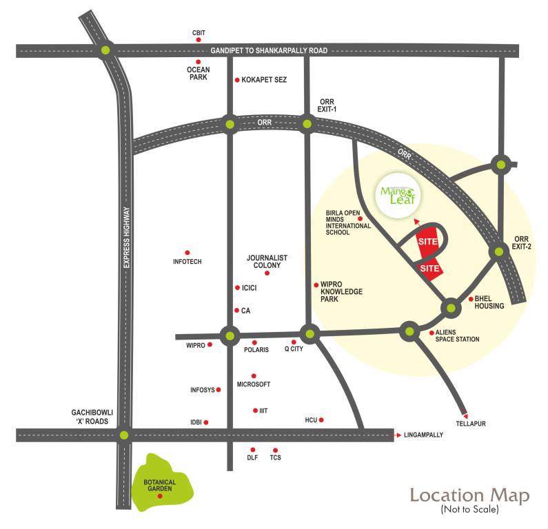  mango leaf Location Plan