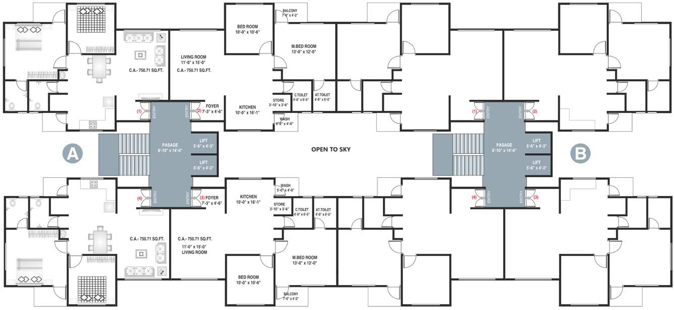 Images for Cluster Plan of DND Shree Shiddhnath Enclave