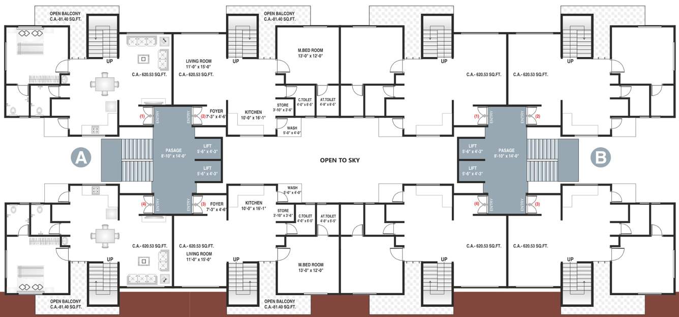 Images for Cluster Plan of DND Shree Shiddhnath Enclave