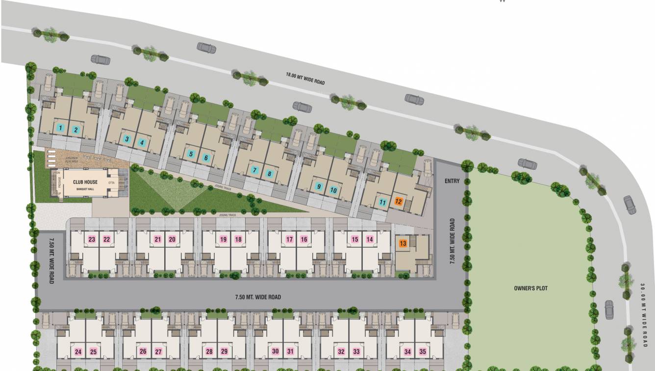 glade mercury Layout Plan