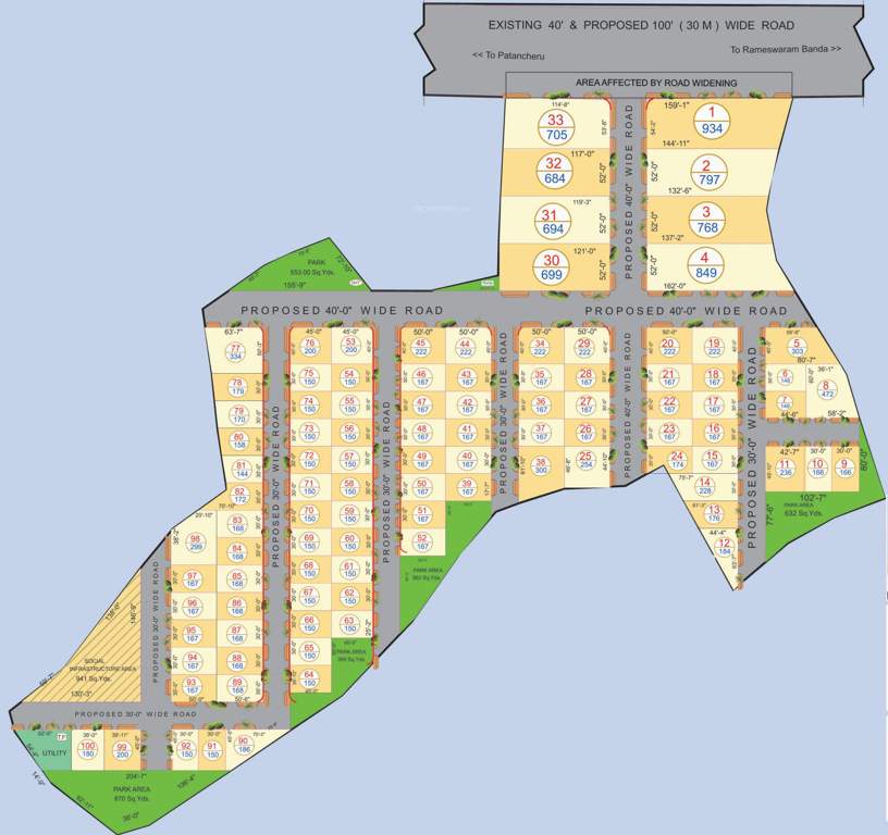 Images for Layout Plan of Sri Thirumala Oak Meadows