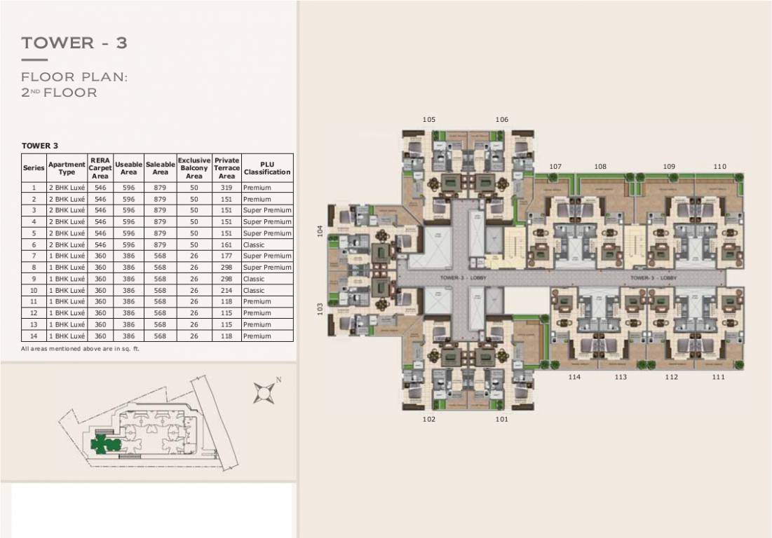 capella 1 3 Cluster Plan for 2nd Floor