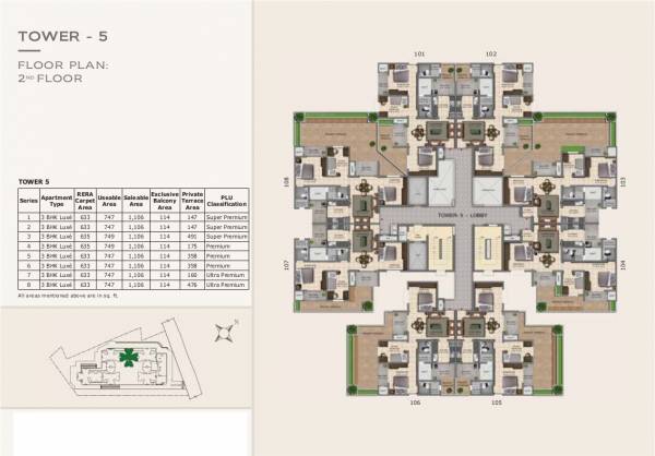  capella-1 6 Cluster Plan for 2nd Floor