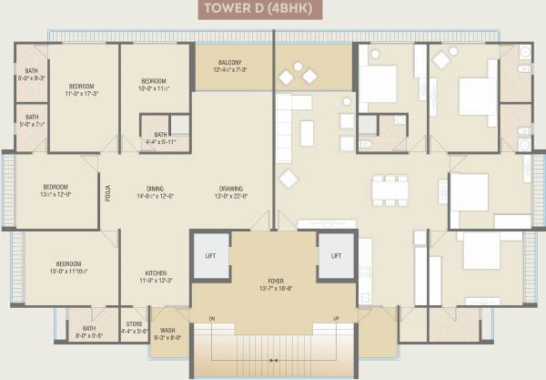  atishay-shivalay-ii Block A Cluster Plan
