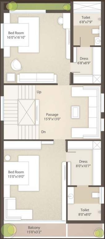  soverign villa Type 2 First Floor