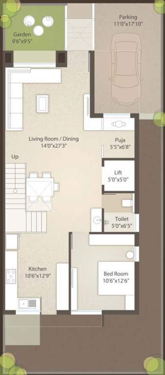  soverign villa Type 1 Ground Floor