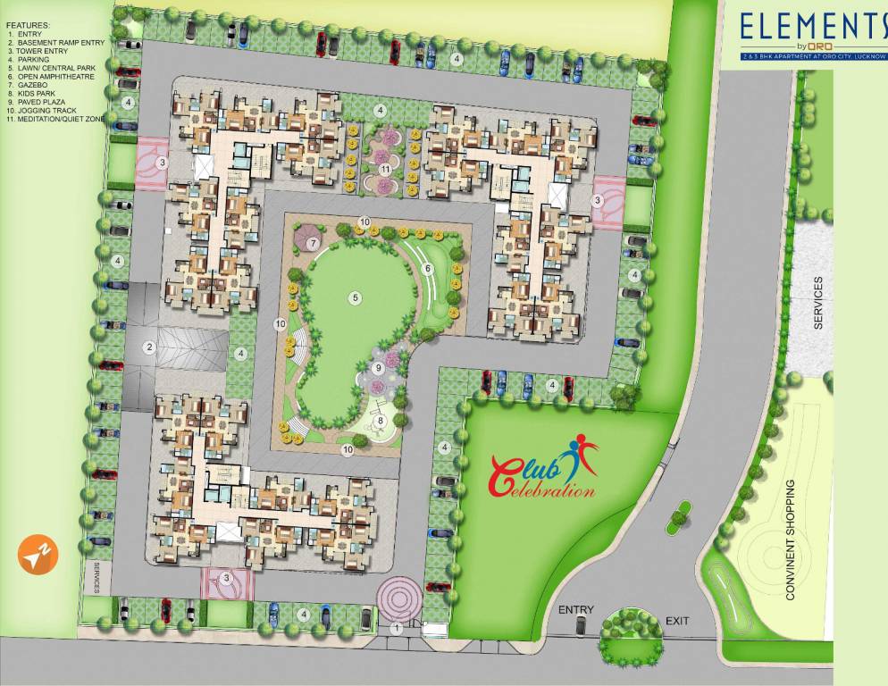  oro elements Layout Plan
