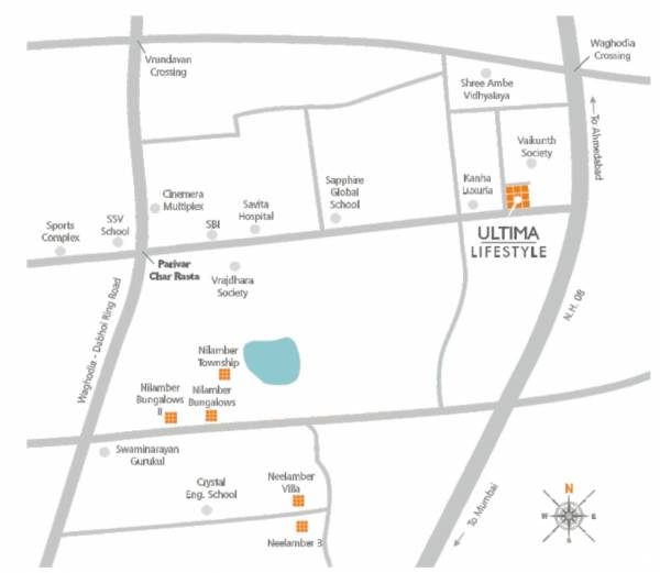 Images for Location Plan of Kamlesh Ultima Life Style Images for Location Plan of Kamlesh Ultima Life Style