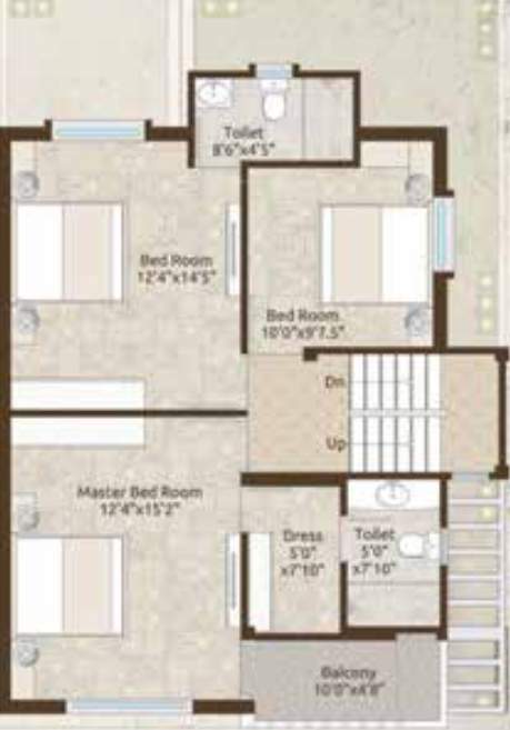  silver palm Type A First Floor Plan 