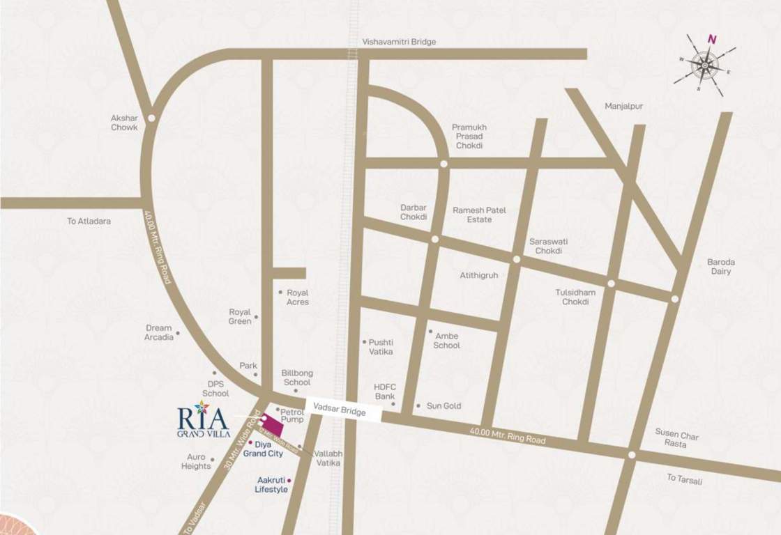 Images for Location Plan of Akruti Ria Grand Villa
