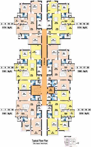 Tower A Cluster Plan euphorbia-phase-v Tower A Cluster Plan